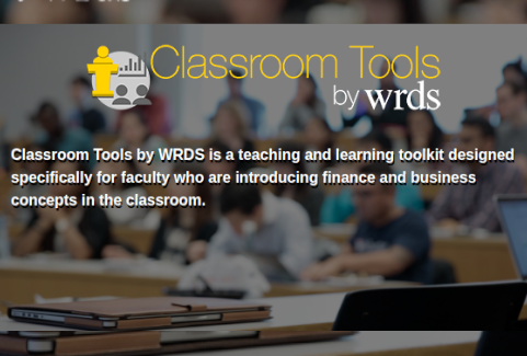 Classroom Tools at WRDS